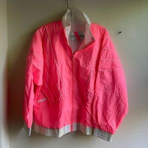 Vintage Inner View Neon Pink Jacket S Small Retro